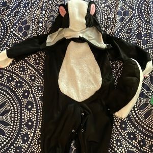 Skunk Costume 12 Months